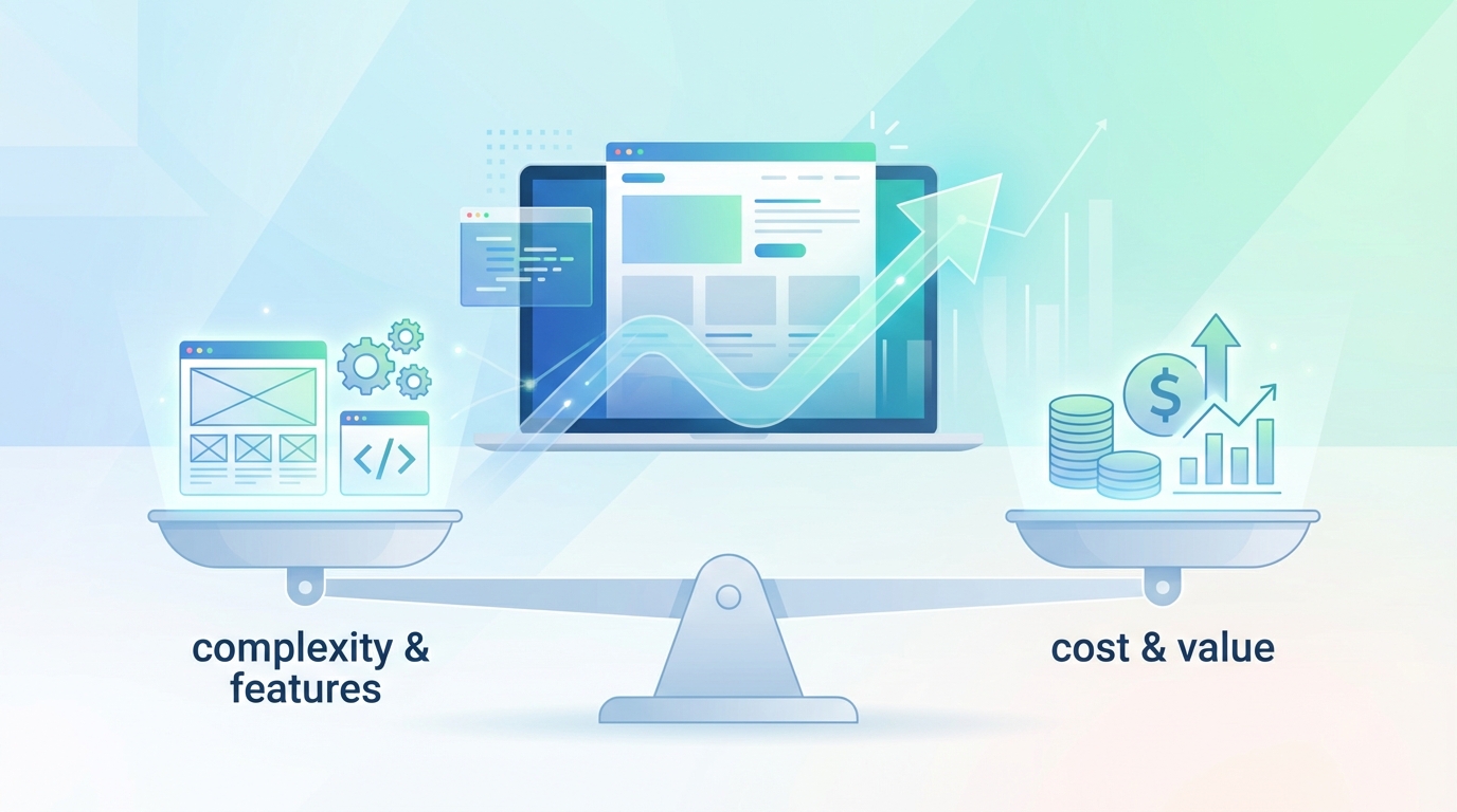ホームページ制作の費用相場が決まる2つの要因