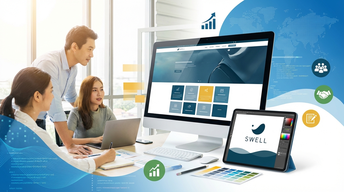 SWELLでのホームページ制作を制作会社に依頼するメリット