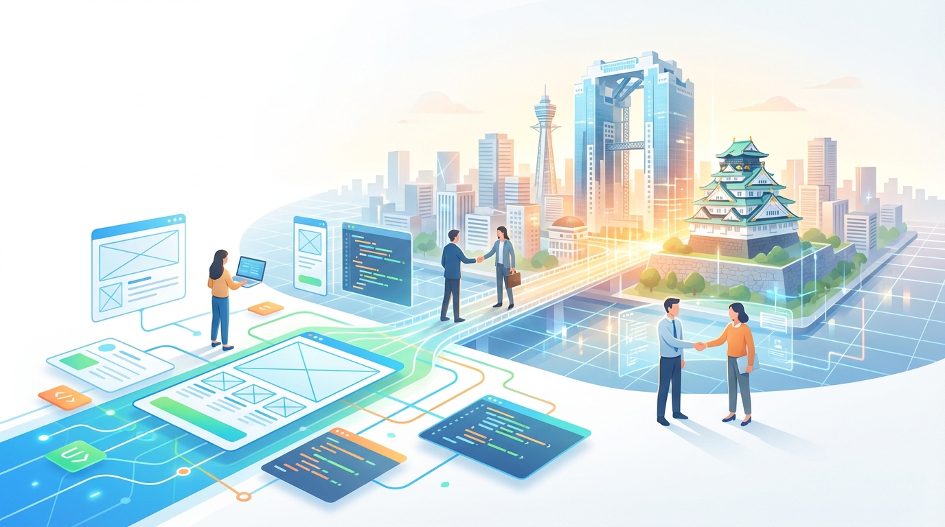 大阪でホームページ制作会社を選ぶ意義とは?デジタル時代における「距離」の価値