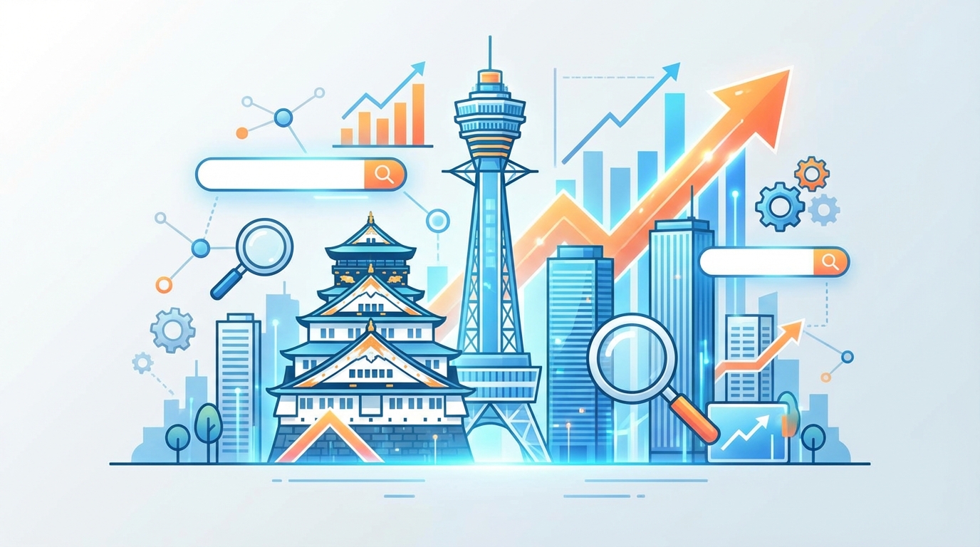 「大阪」の検索市場を制する!地域キーワード攻略(ローカルSEO)の極意